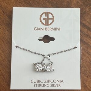 Giani Bernini Sterling Silver  Cubic Zirconia Necklace $70 retail